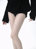 Round Dot Wave Dot Silk Stocking