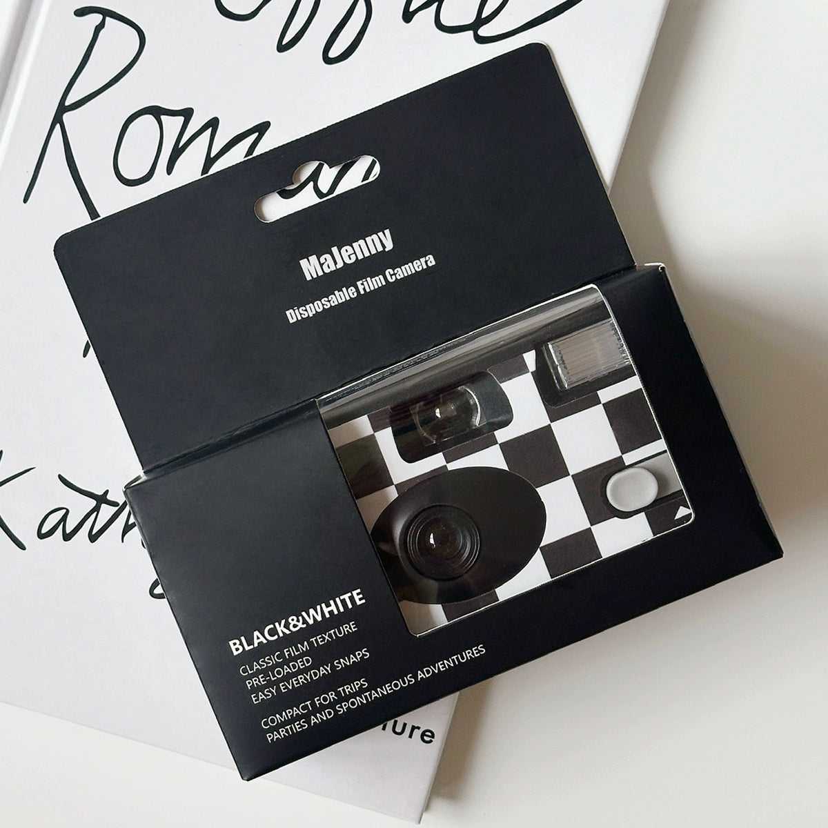 Black and white disposable film camera film machine