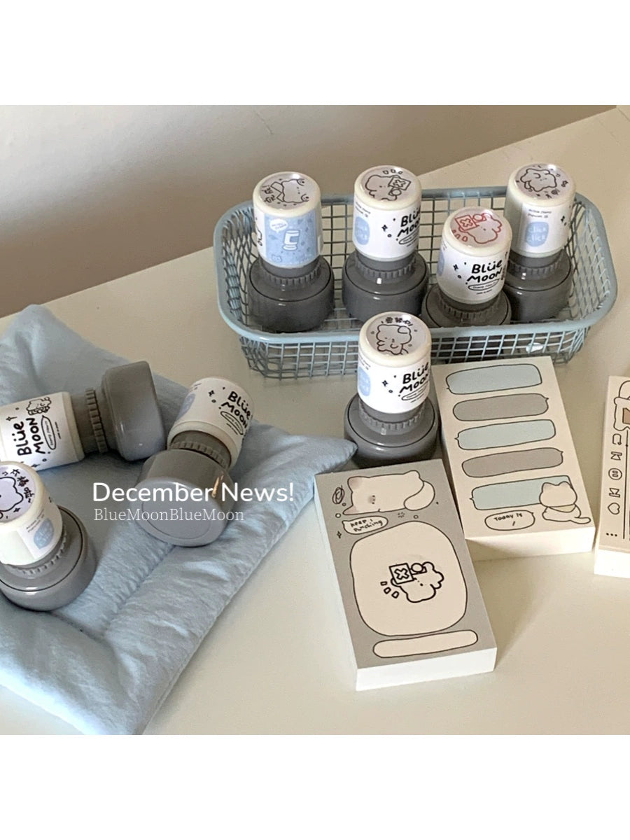 Handheld material cute photosensitive seal