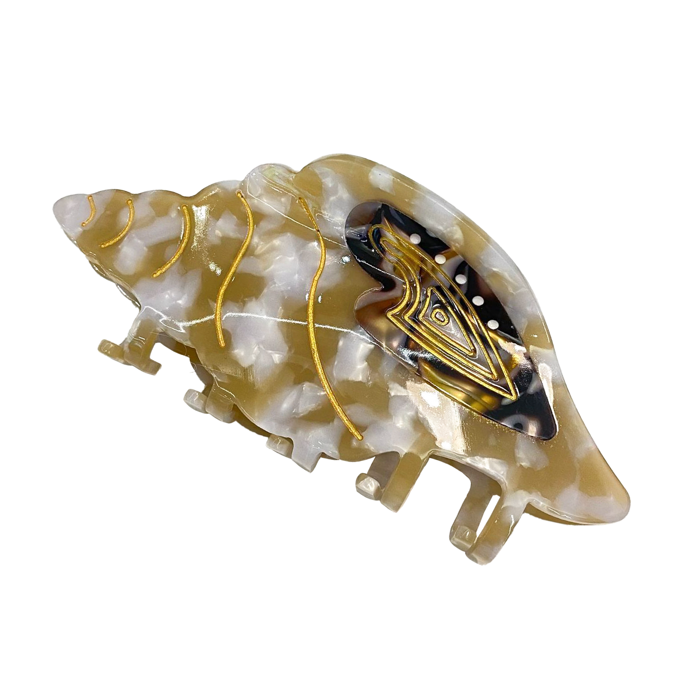 Shell Conch Sea Star Hair Clip