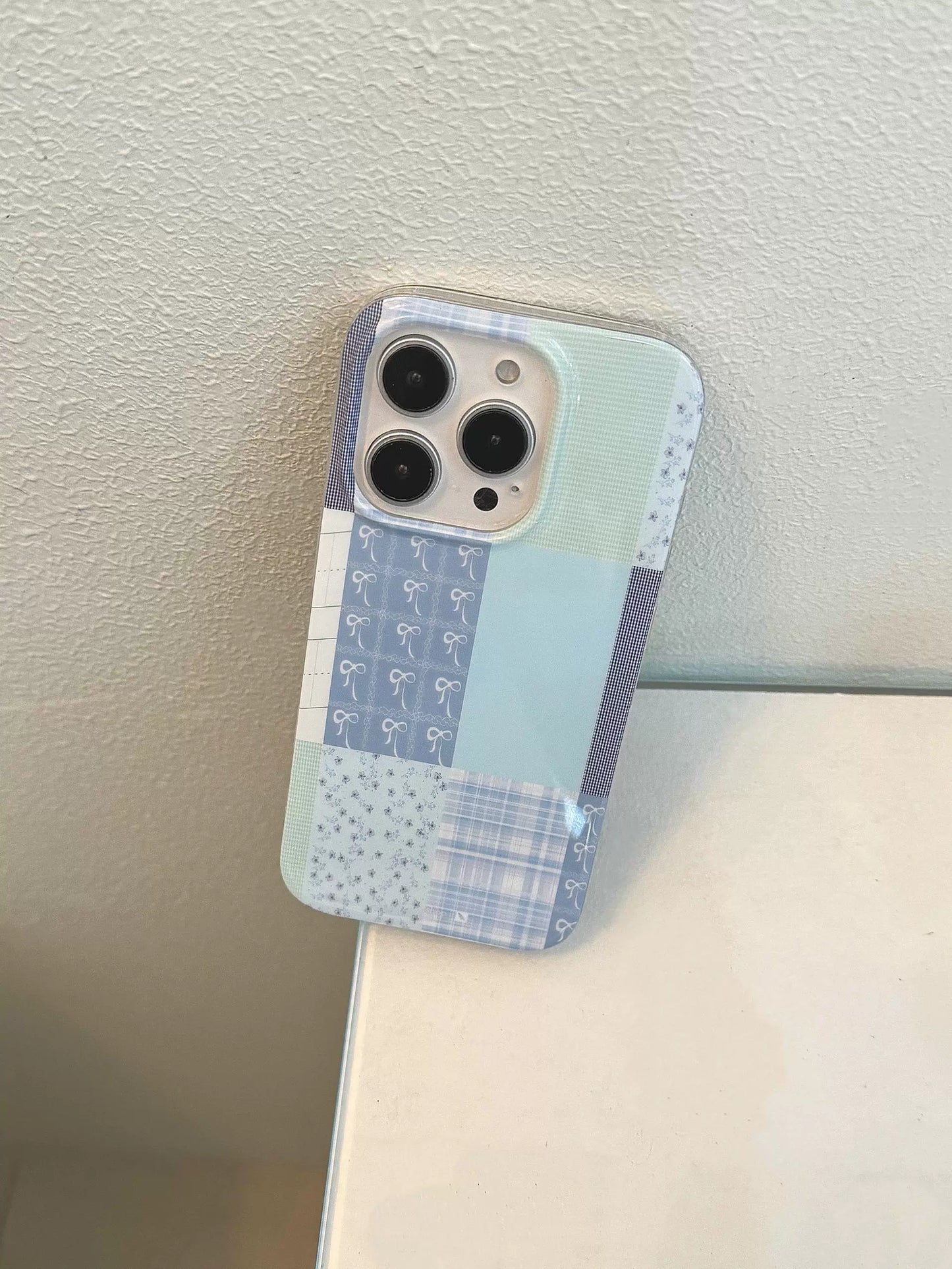 Splicing Clear and Transparent Phone Case Haibei