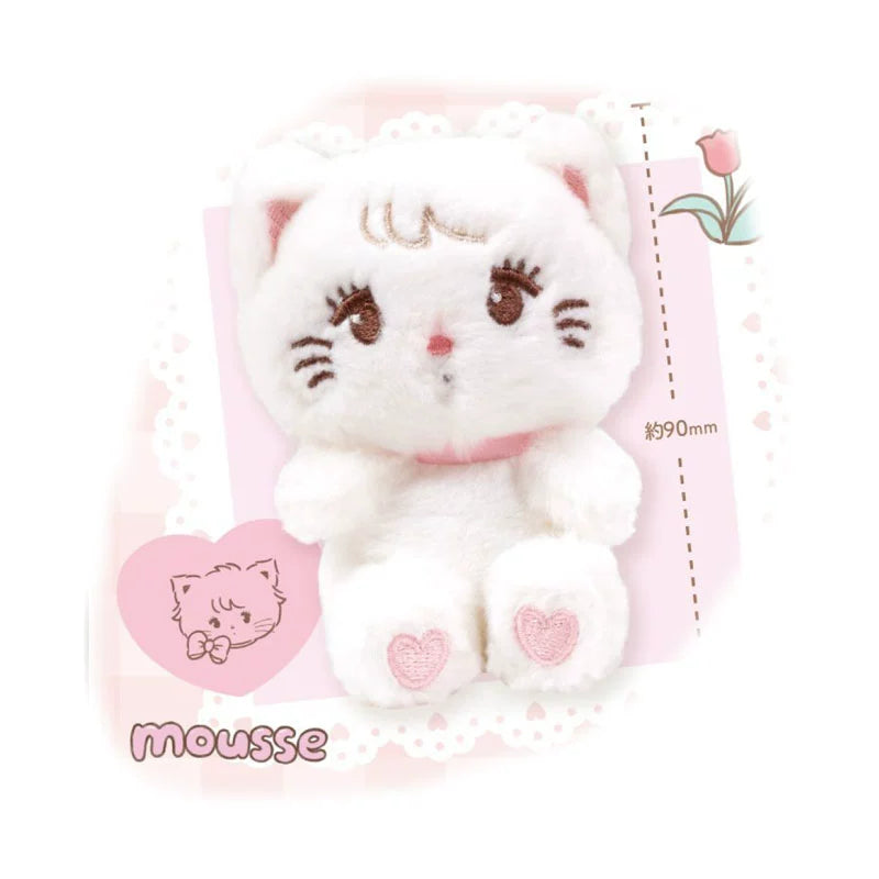 Japanese QUALIA genuine Mikko character plush toy pendant, twisted egg