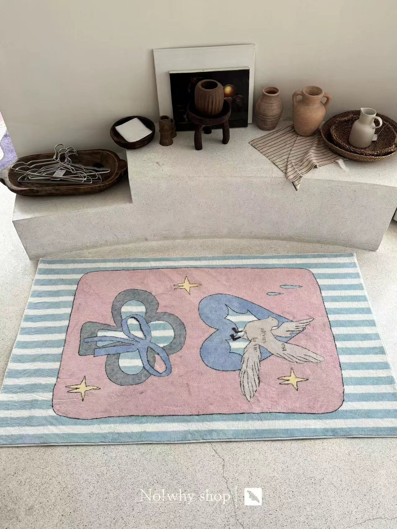 Illustrator Poker and Desk Lamp Thickened Cashmere Imitation Carpet