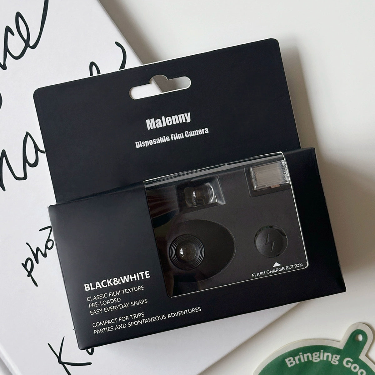 Black and white disposable film camera film machine