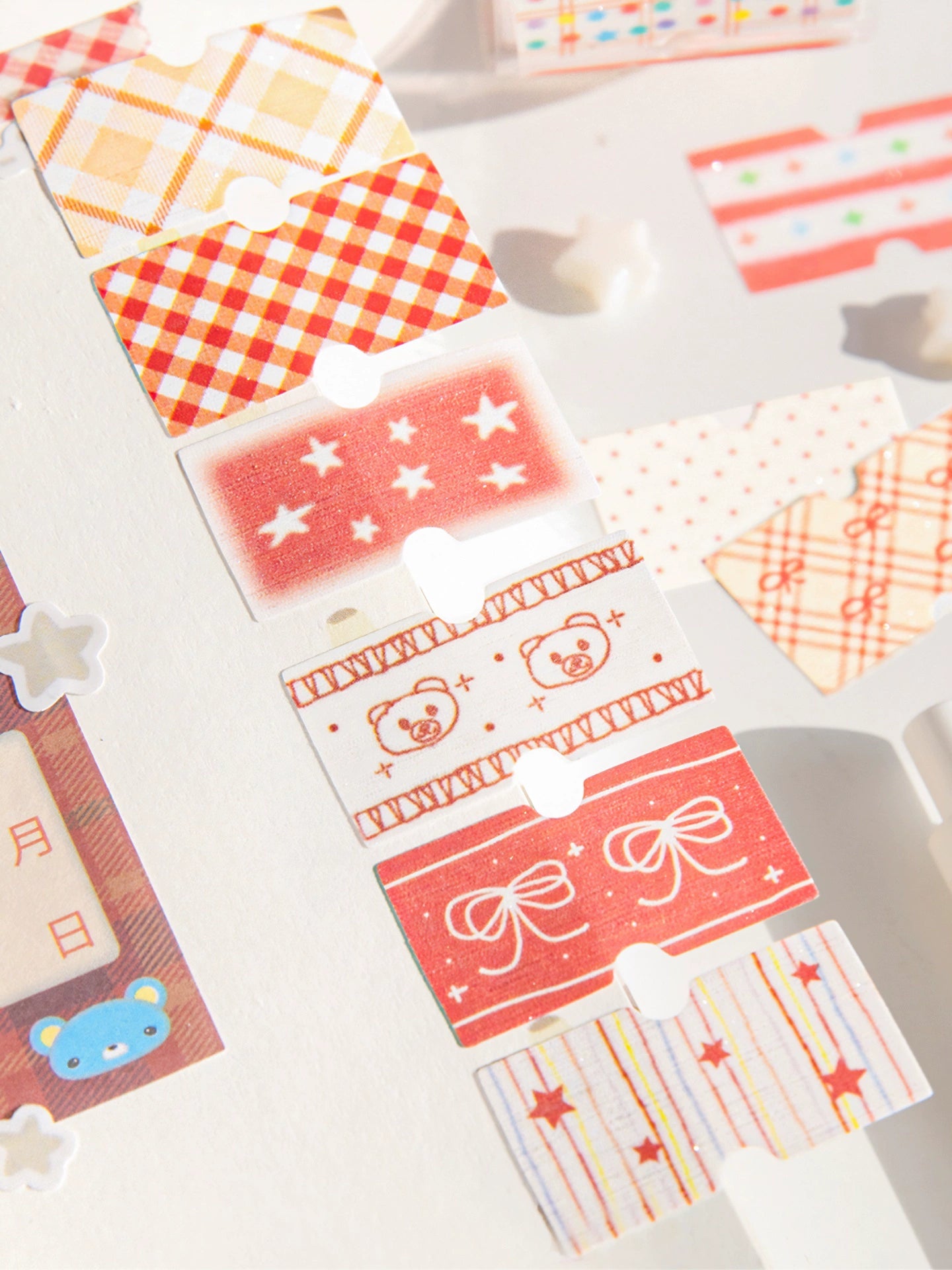 Cute label, hand tent tape, cream salt label sticker