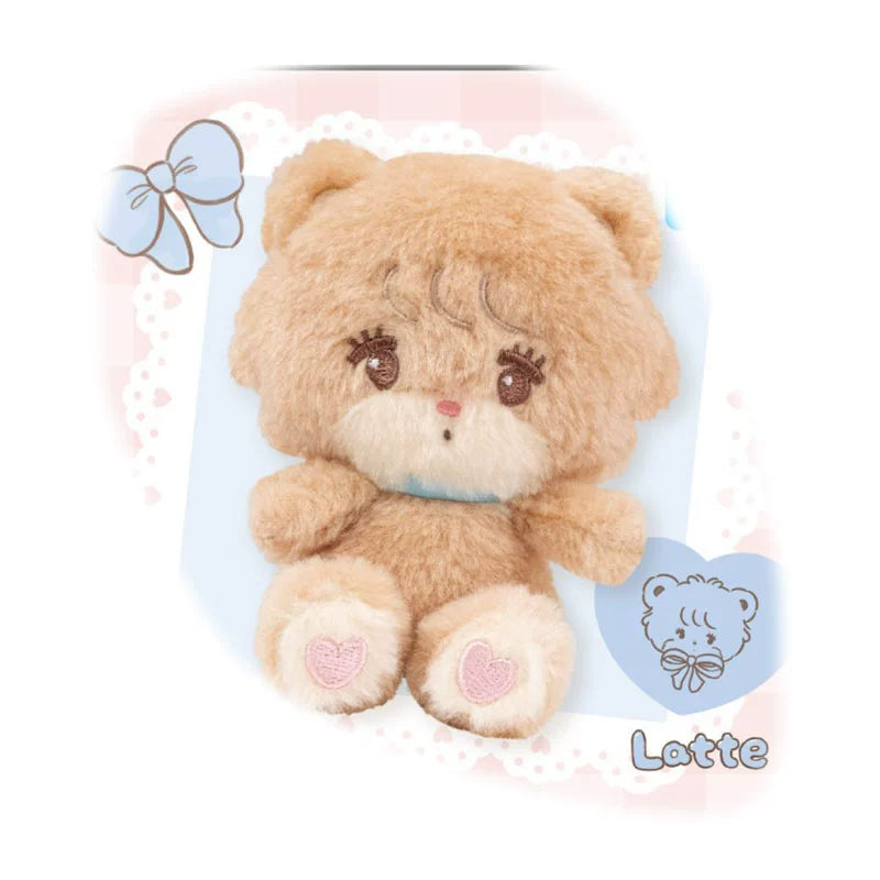 Japanese QUALIA genuine Mikko character plush toy pendant, twisted egg
