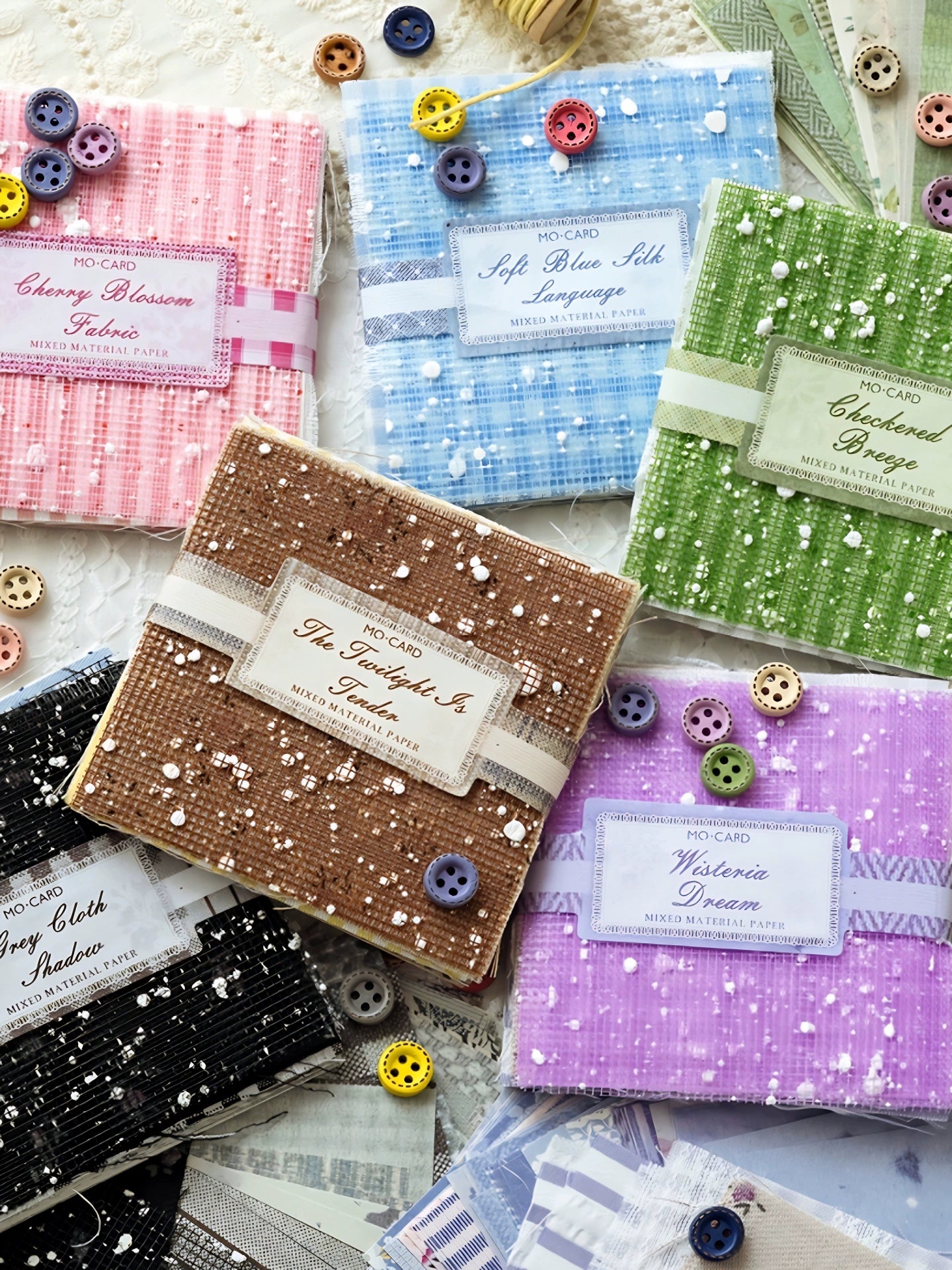 44pics Scrapbooking Fabric Journal Fabric Embellishments