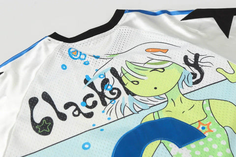 Octopus grass joint No. 6 light blue jersey