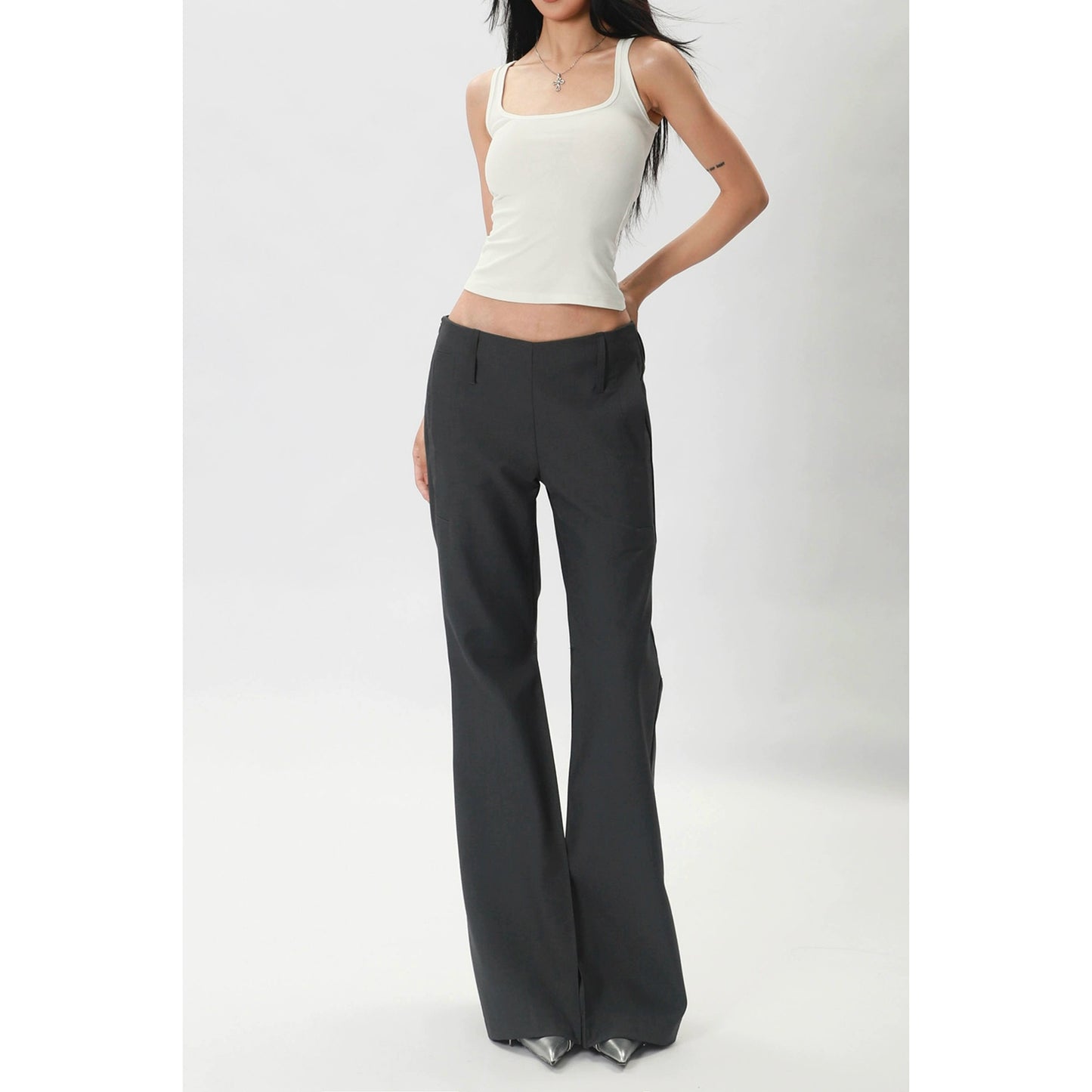 Elastic suit pants