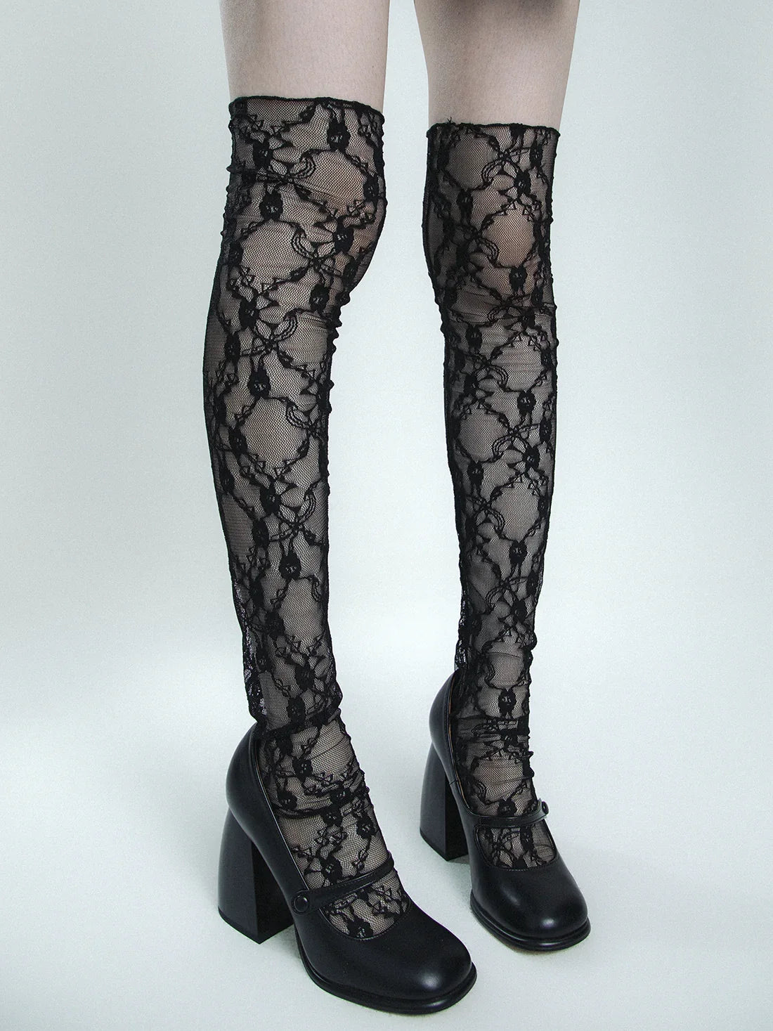 Lace Mesh Ballet stockings