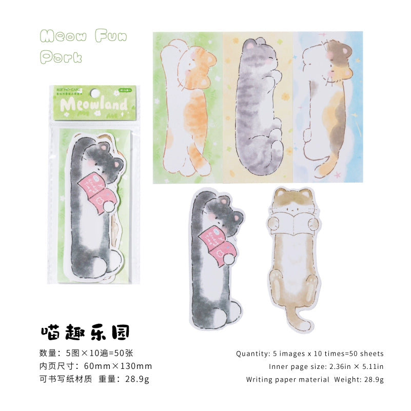 Cute cartoon combination notebook with cats and dogs