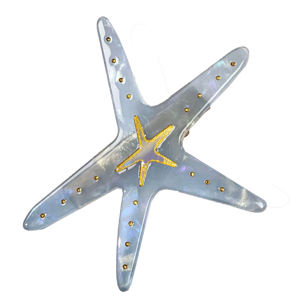 Shell Conch Sea Star Hair Clip