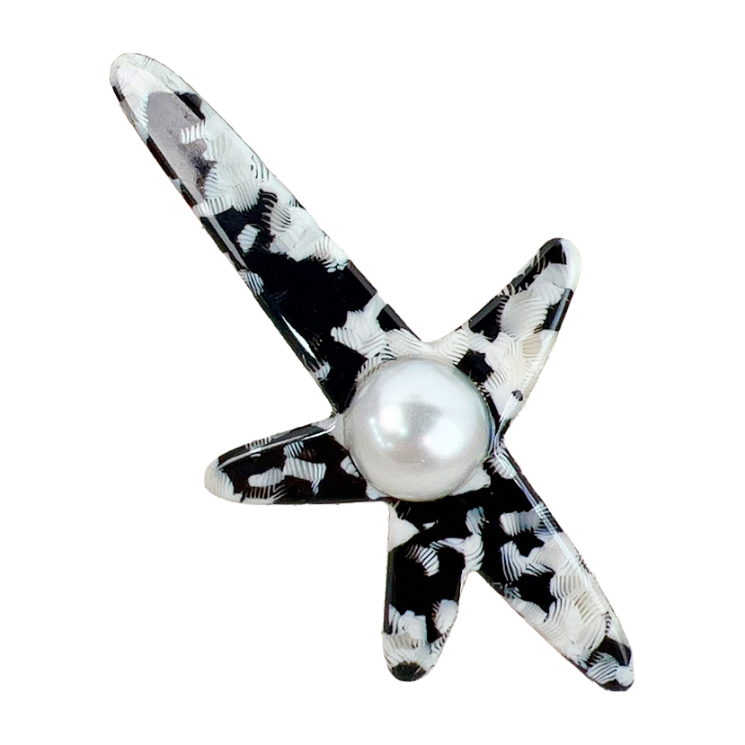 Shell Conch Sea Star Hair Clip