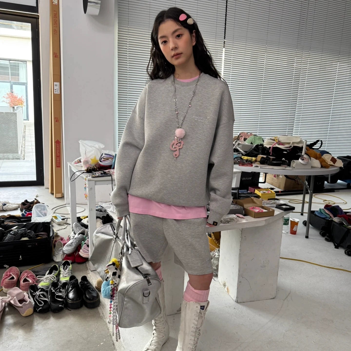 Angel playing musical notes necklace package pendant