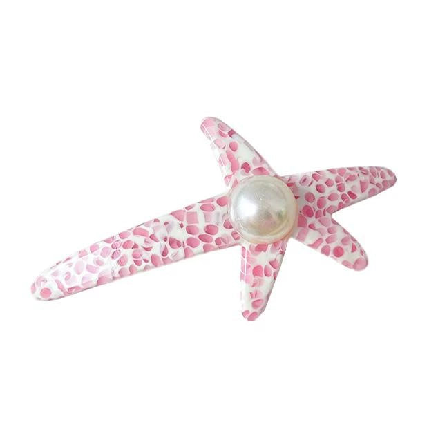 Shell Conch Sea Star Hair Clip