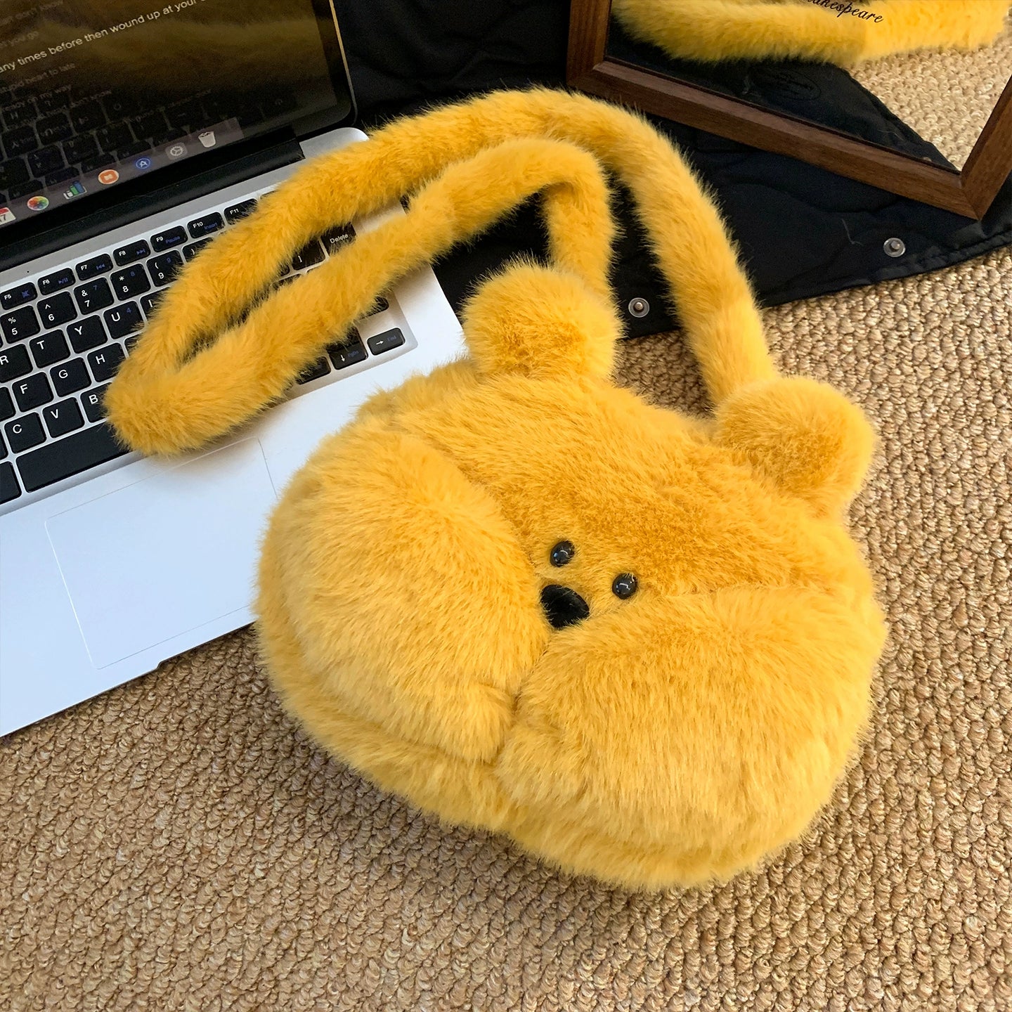 Burger Bear Hat and Scarf in One