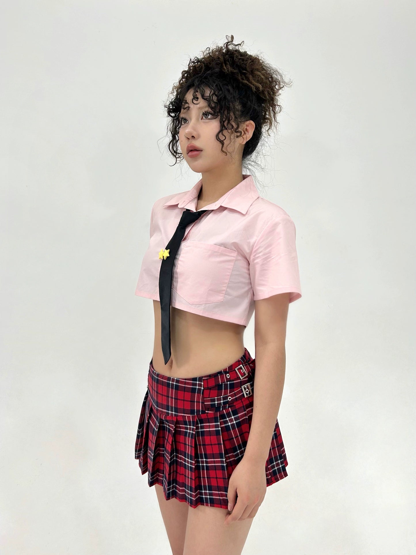 Macaron short-sleeved shirt