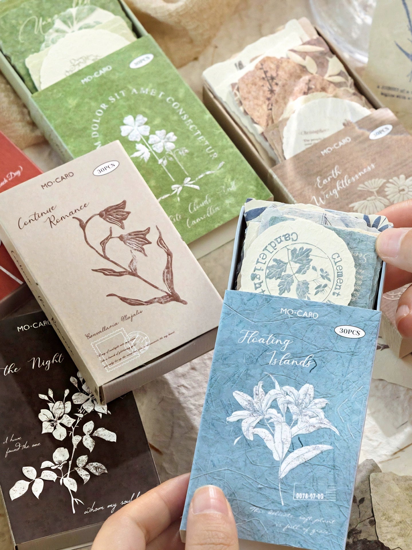 Forest Overture Vanilla Paper Matchbox Booklet Decorative Paper