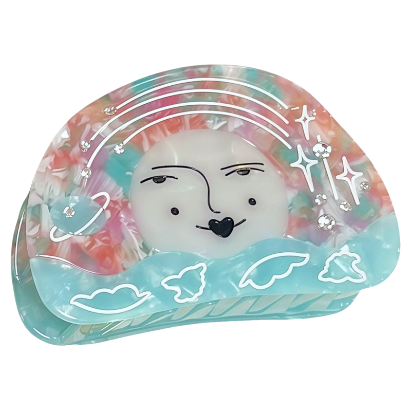 Starry Night Fantasy Fairy Tale Shark Clip