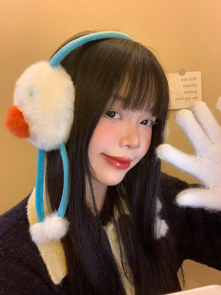 Cute snowman earmuffs