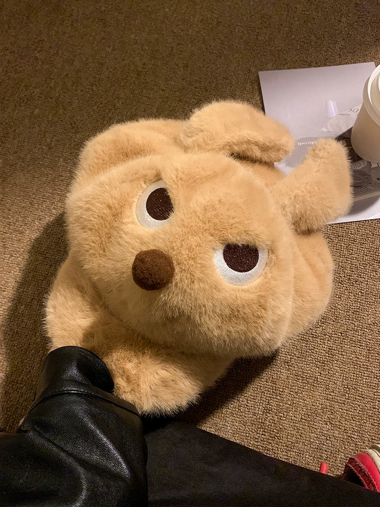 Plush Angry Dog Baseball Hat