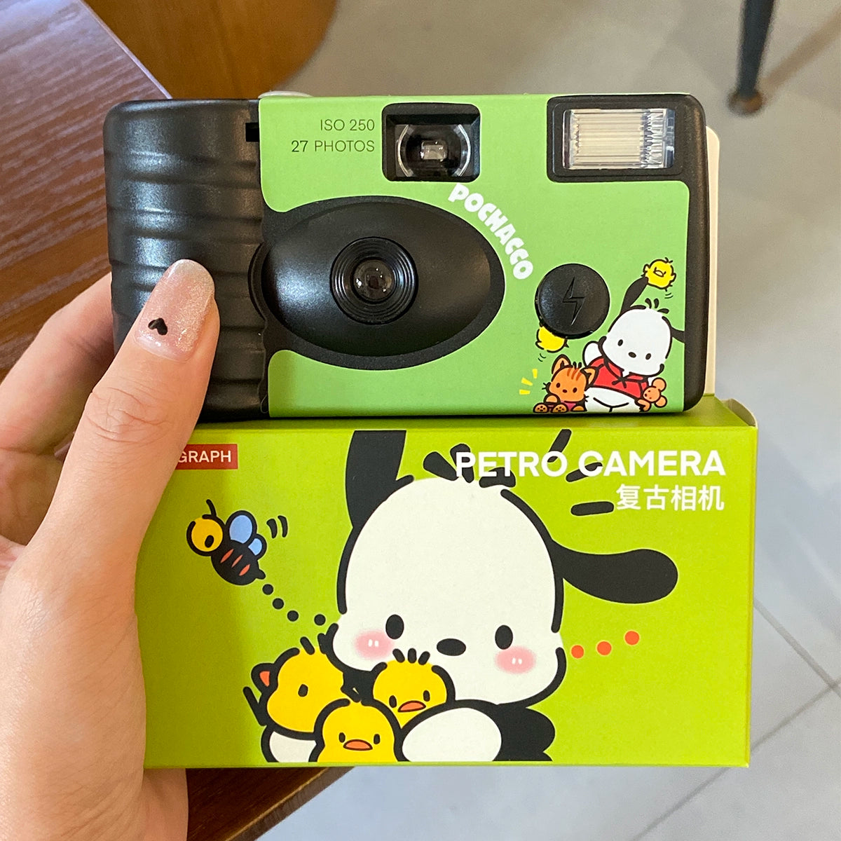 Kuromi disposable film camera, point and shoot film