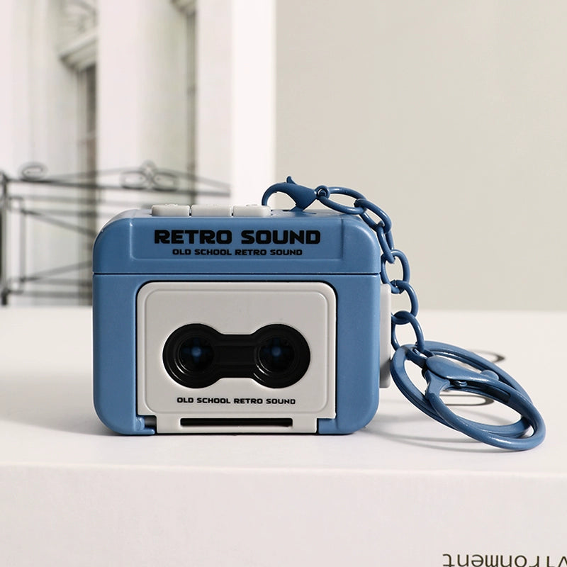 Retro Recording Phonograph Mini Tape Machine Keychain