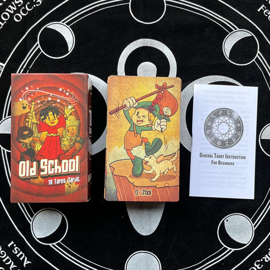 old school Tarot card