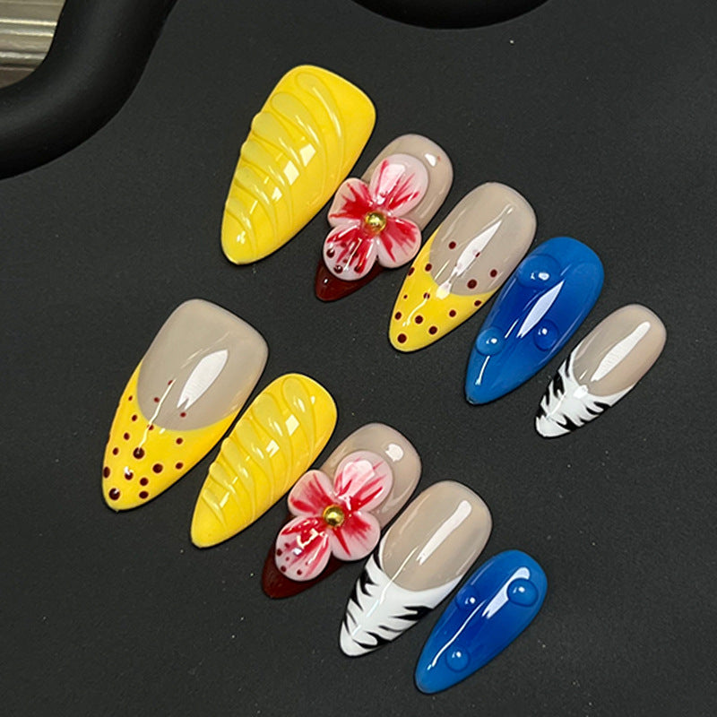 Dopamine candy colored handmade armor with carved three-dimensional patterns