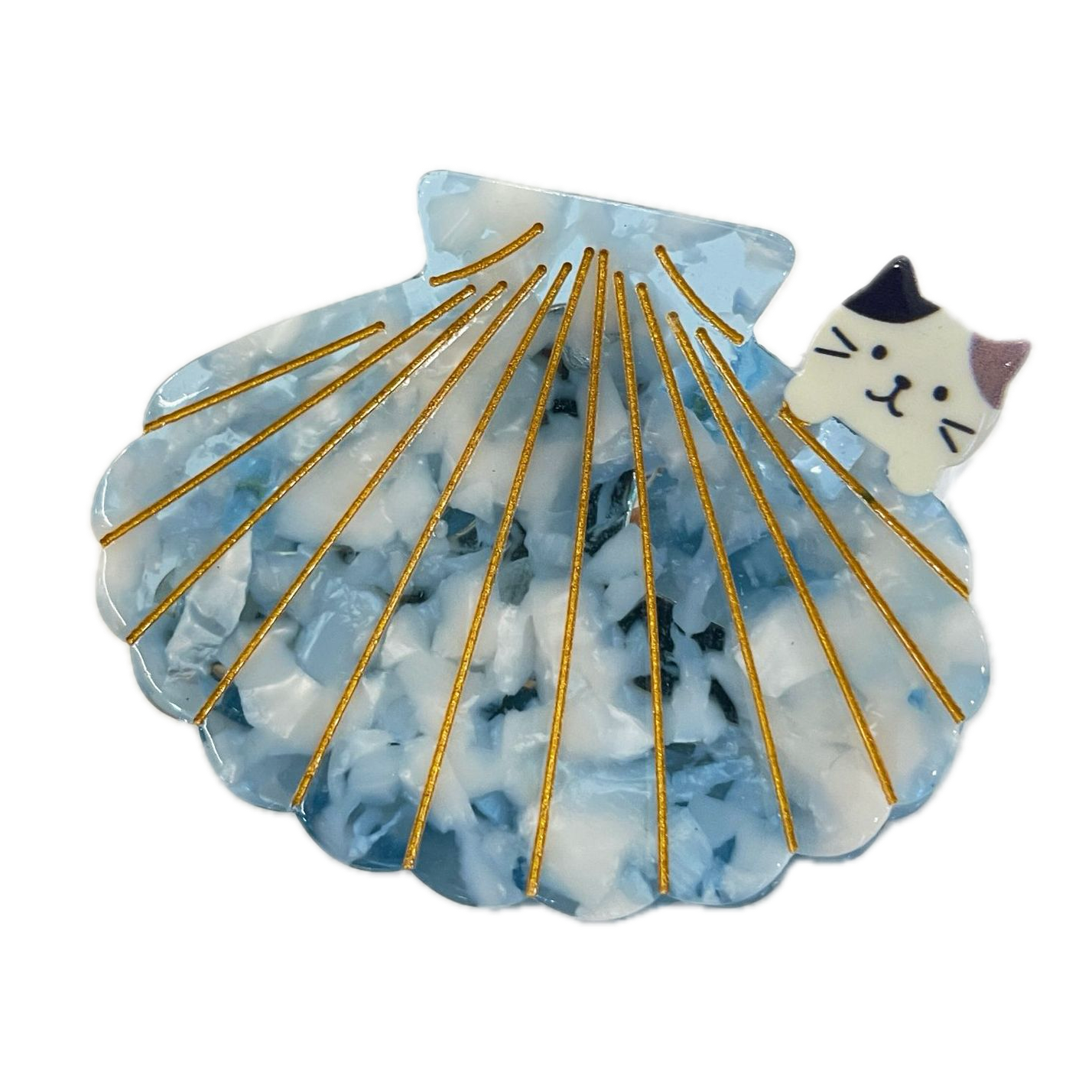 Shell Conch Sea Star Hair Clip