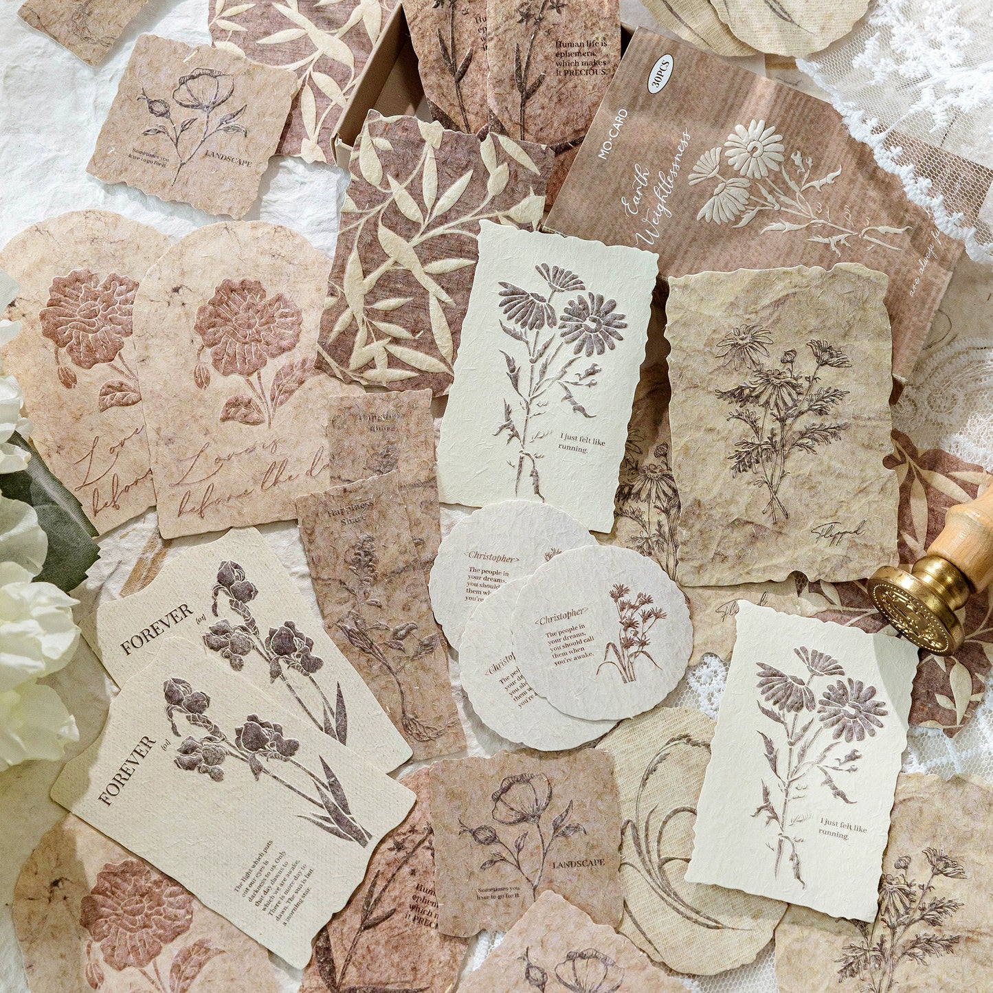 Forest Overture Vanilla Paper Matchbox Booklet Decorative Paper