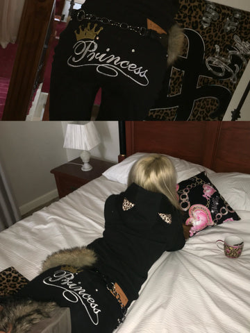 Black denim embroidery jeans