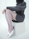 Round Dot Wave Dot Silk Stocking