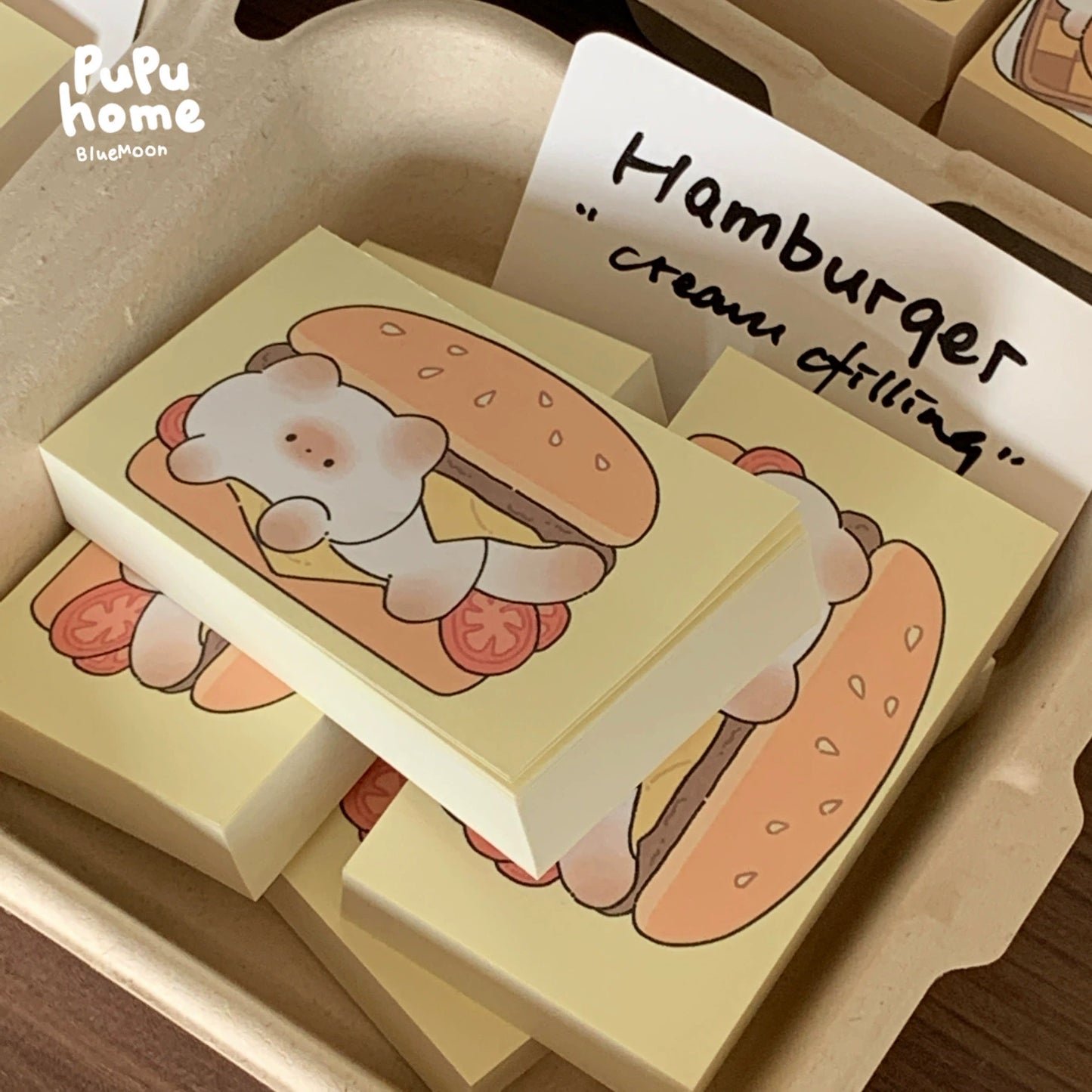 Mantou cat [pupuhome food series] mini note