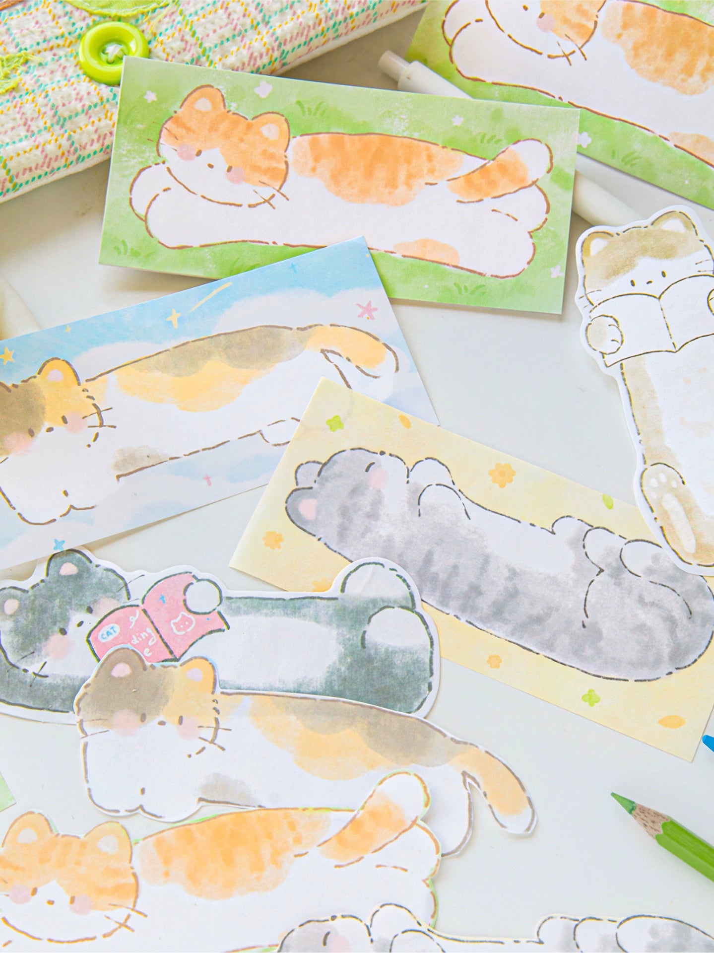 Cute cartoon combination notebook with cats and dogs