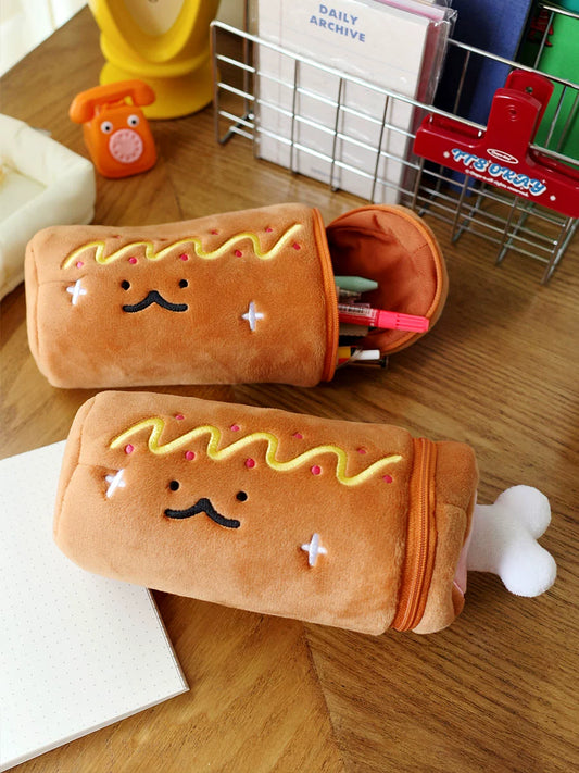 Ham plush pencil case