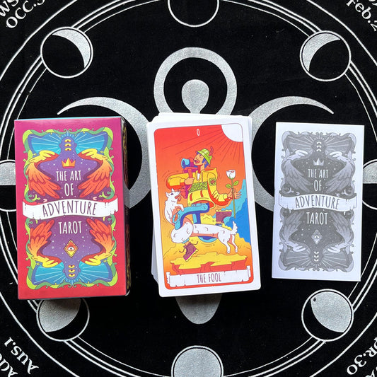 English adventure Tarot card