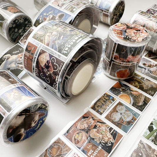 Romantic Holiday Series PET Tape Stickers