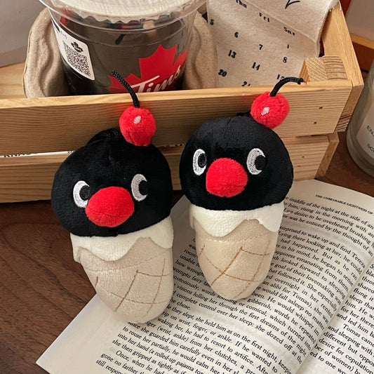 Cute Penguin Pingu Sweet Cone Ice Cream Pendant
