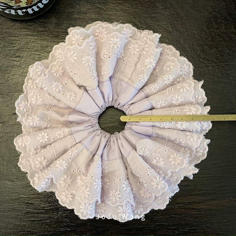 Purple French Scrunchie