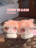 Cute big eyed cotton doll cotton slippers
