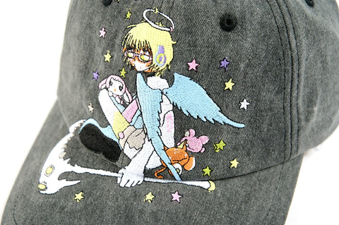 Grey Washed Angel Baseball Cap