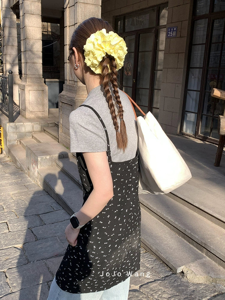 Lace premium chicken yellow multi-layer large intestine headband