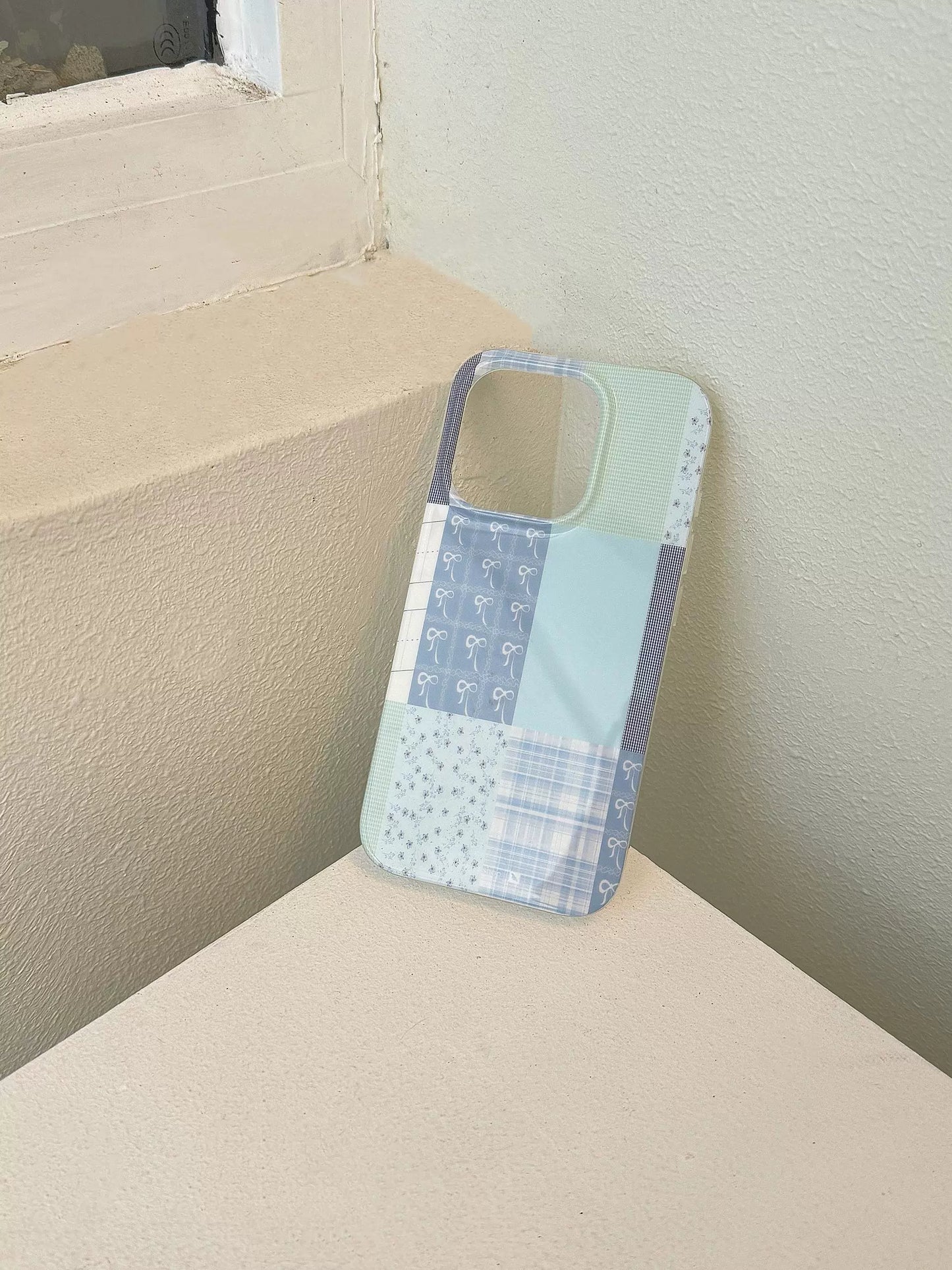 Splicing Clear and Transparent Phone Case Haibei