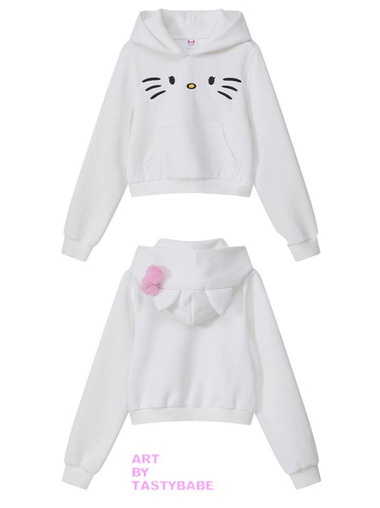 Bow spoof kitty sweater