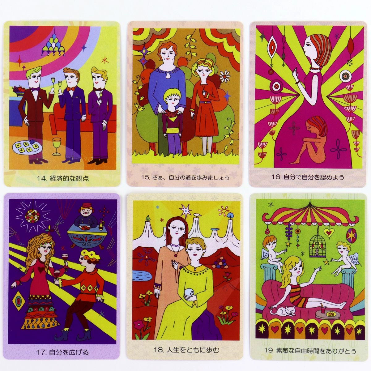 40 Warm Heart Oracle Cards in Japanese