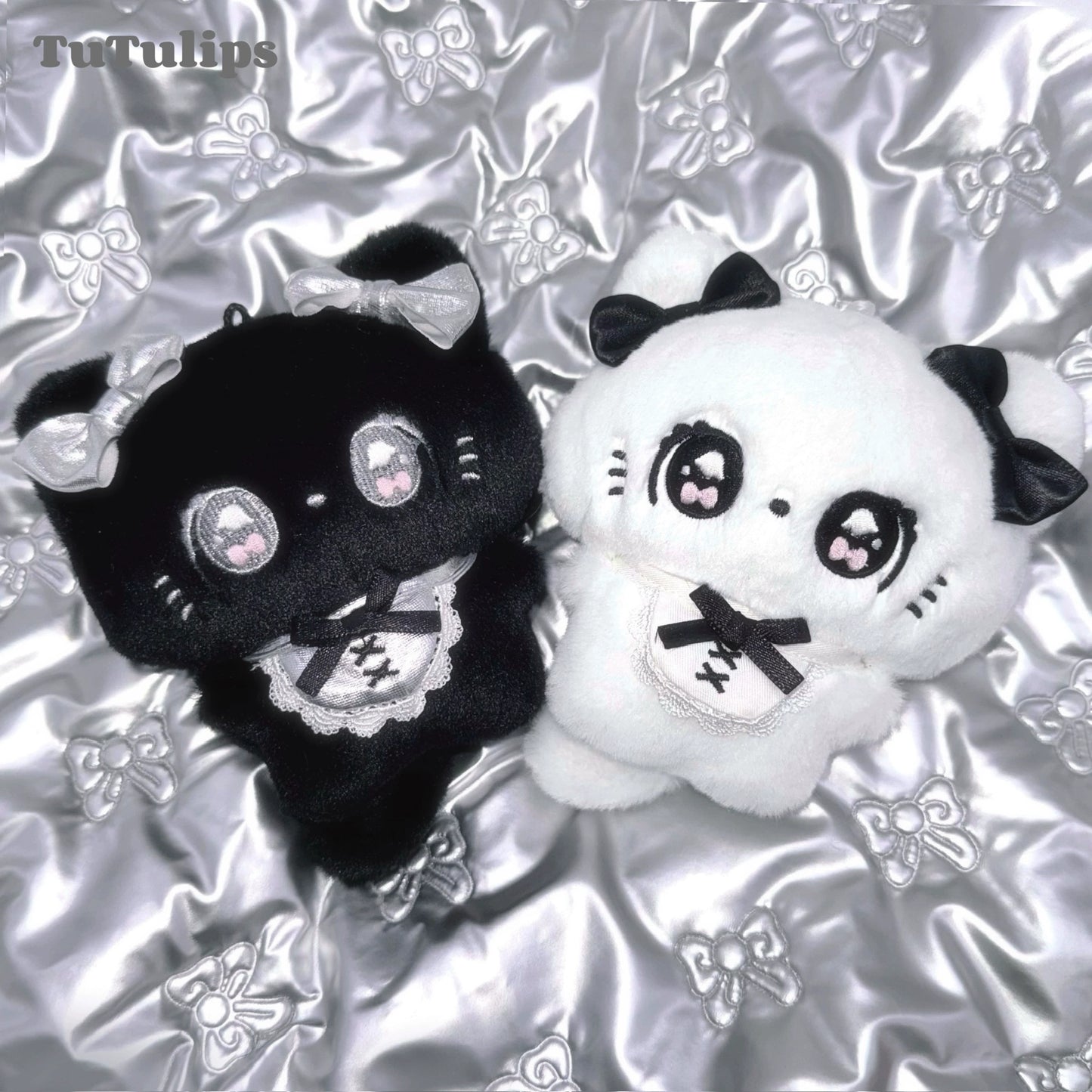Don't mess with rabbits TuTu series cat plush pendant