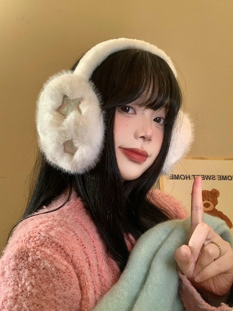 Star plush earmuffs