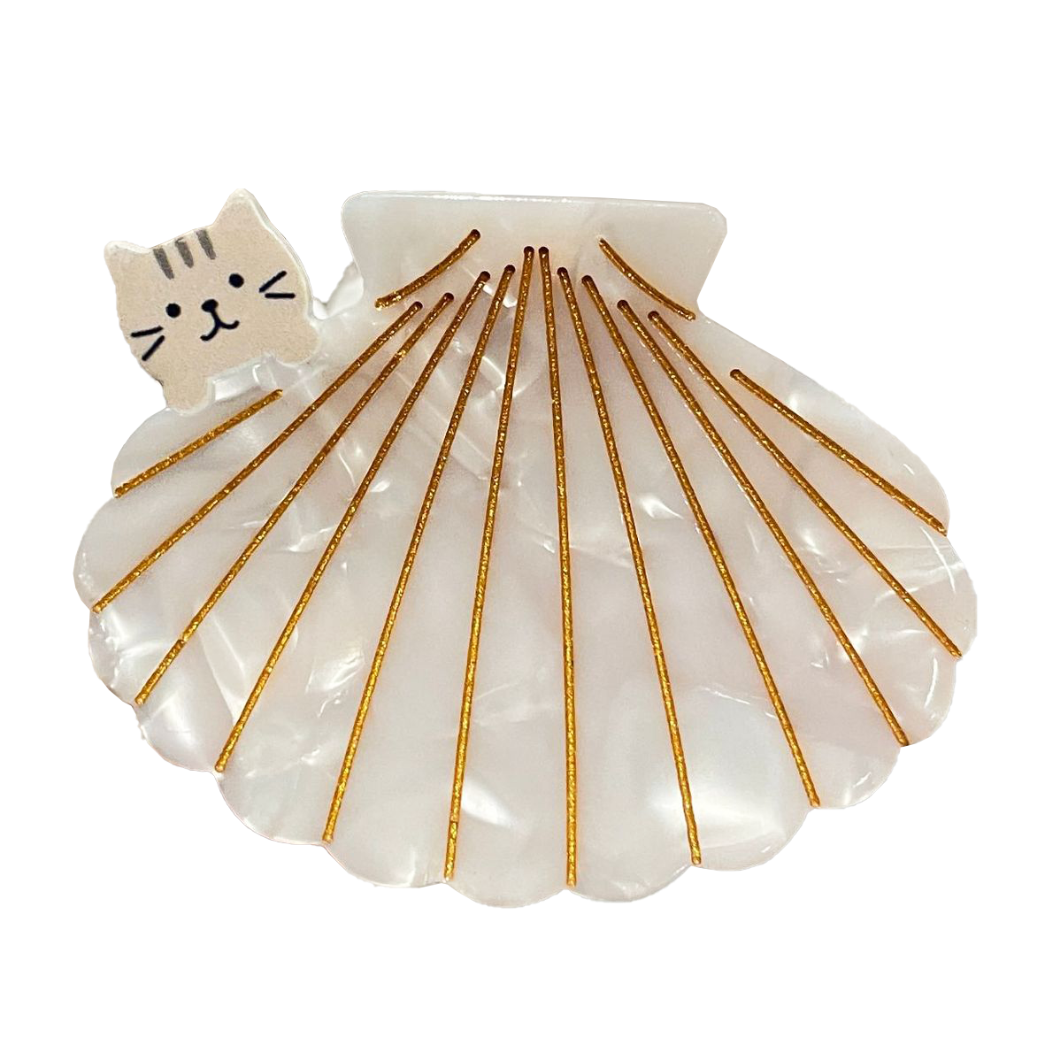 Shell Conch Sea Star Hair Clip