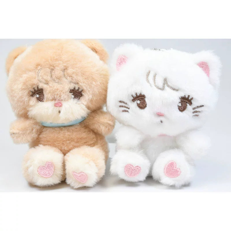 Japanese QUALIA genuine Mikko character plush toy pendant, twisted egg